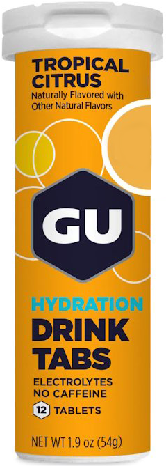 Pastilles Energy GU Hydration Drink Tabs 54 g Tropical Citrin